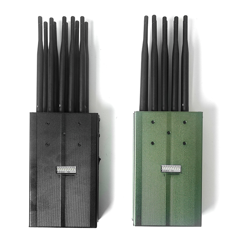 New portable handheld 5G mobile phone signal jammer 10-band two-color optional  N10